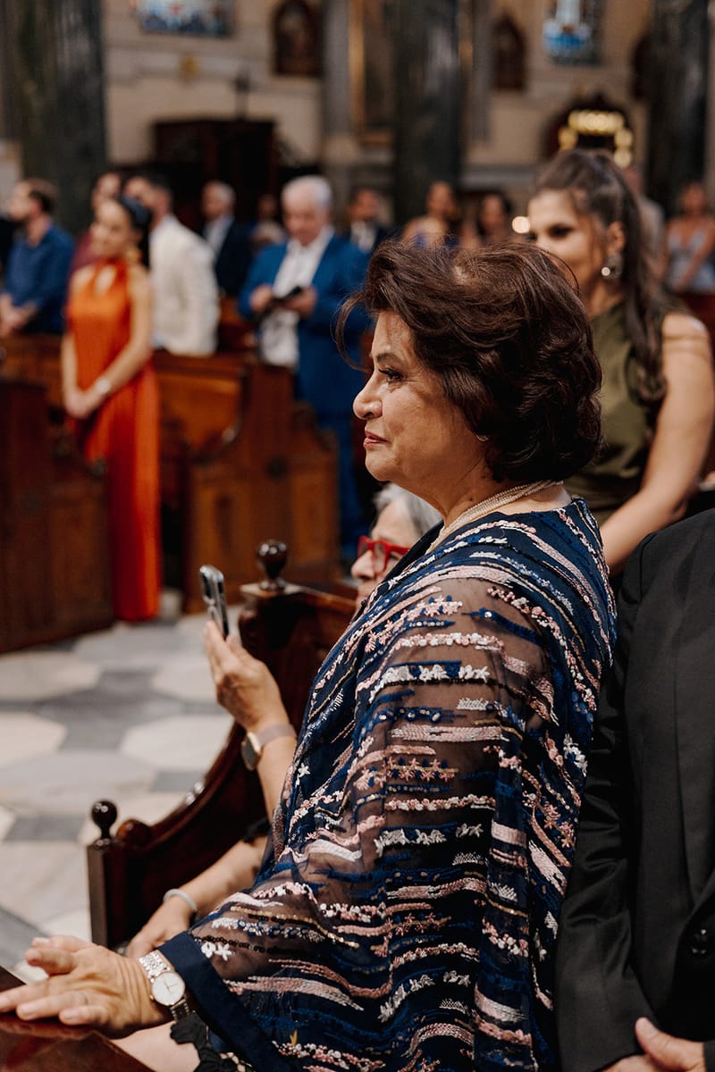 Ceremony at St Dennis Catholic Church Cathedral in Athens