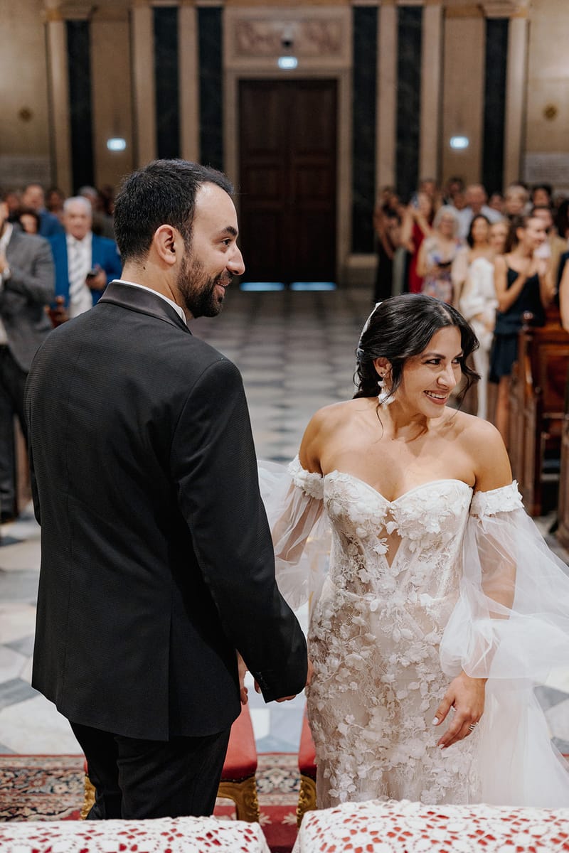 Ceremony at St Dennis Catholic Church Cathedral in Athens