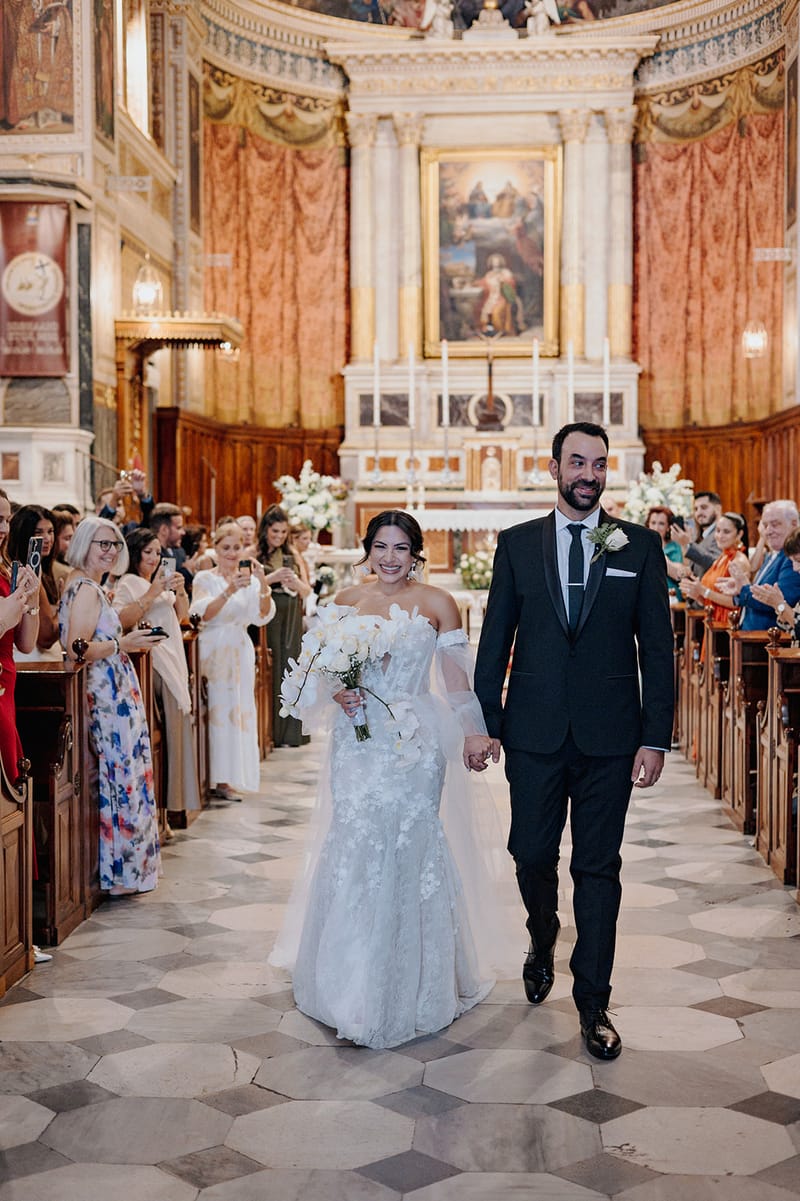 Ceremony at St Dennis Catholic Church Cathedral in Athens