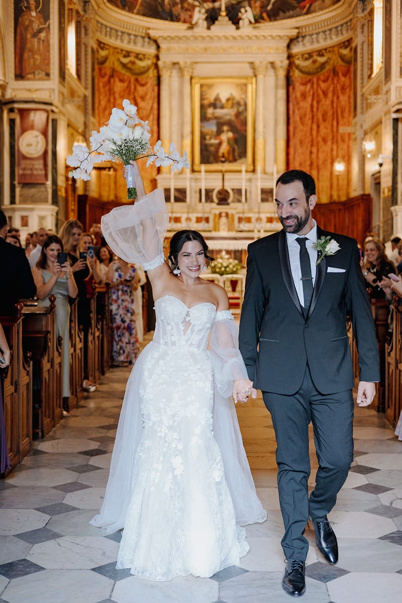 Ceremony at St Dennis Catholic Church Cathedral in Athens
