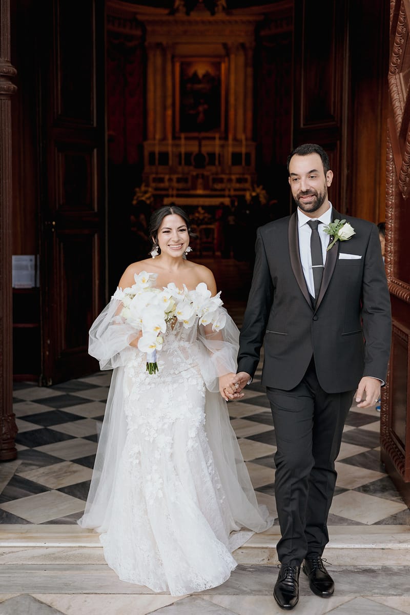 Ceremony at St Dennis Catholic Church Cathedral in Athens