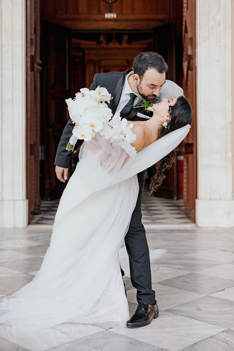 Ceremony at St Dennis Catholic Church Cathedral in Athens
