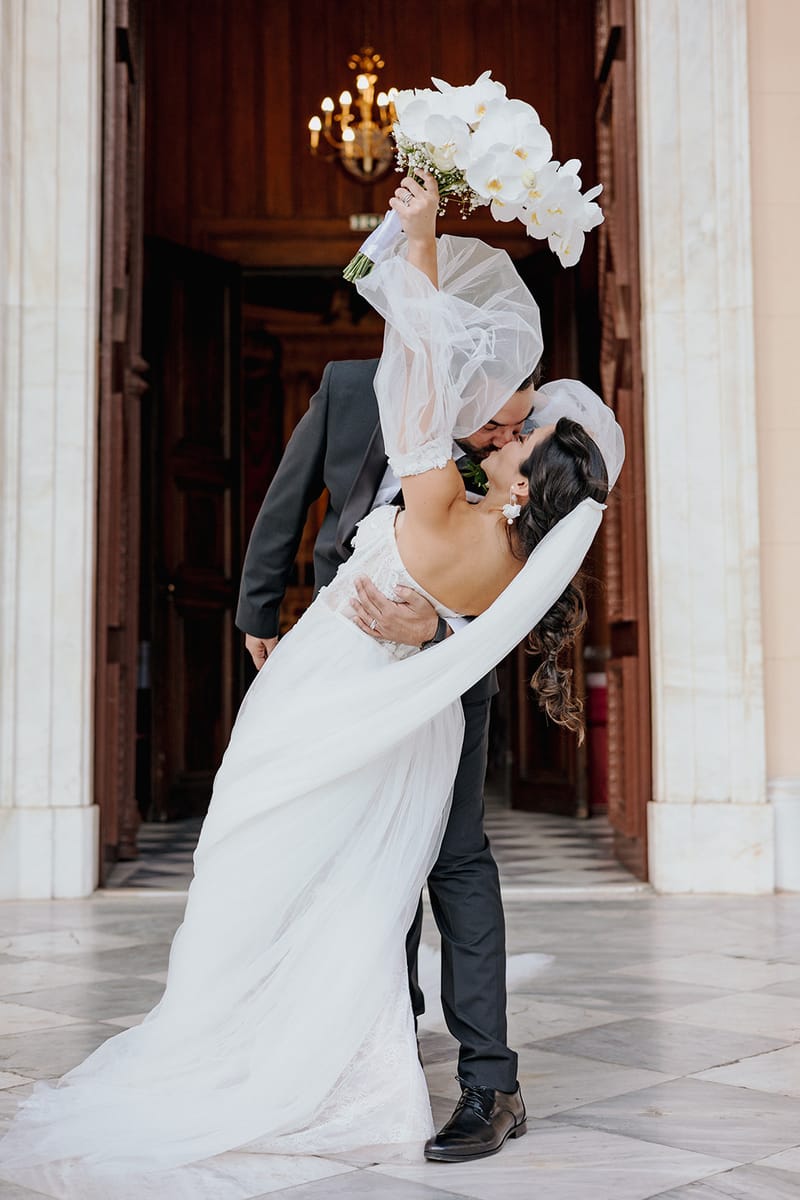 Ceremony at St Dennis Catholic Church Cathedral in Athens