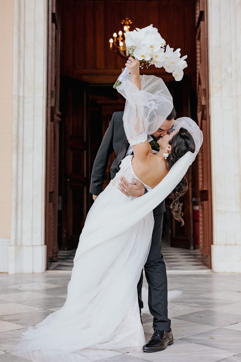 Ceremony at St Dennis Catholic Church Cathedral in Athens