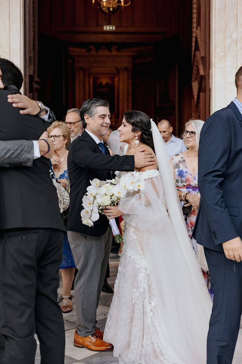Ceremony at St Dennis Catholic Church Cathedral in Athens