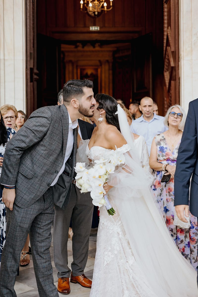 Ceremony at St Dennis Catholic Church Cathedral in Athens