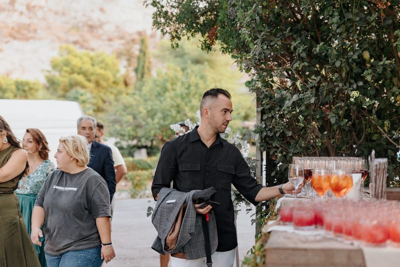 Cocktail Hour at the Lake Vouliagmeni