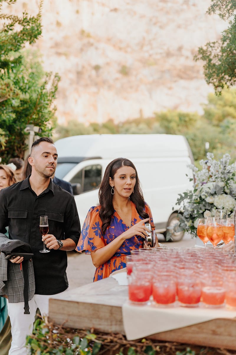 Cocktail Hour at the Lake Vouliagmeni