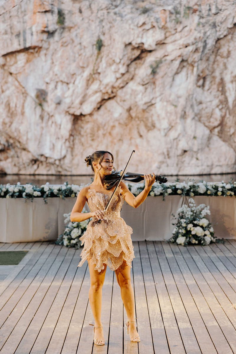 Cocktail Hour at the Lake Vouliagmeni