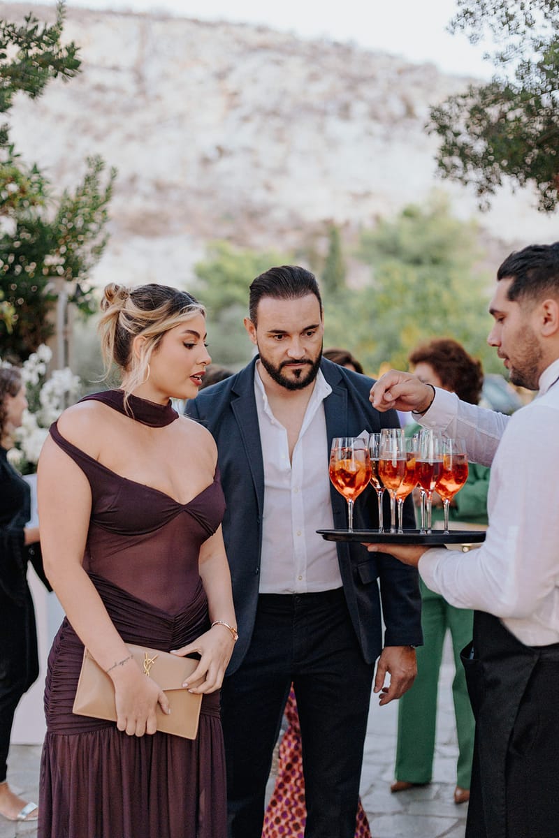 Cocktail Hour at the Lake Vouliagmeni