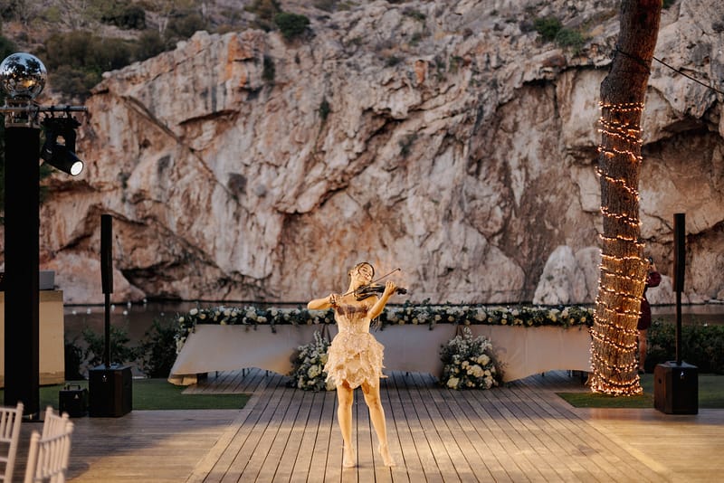 Cocktail Hour at the Lake Vouliagmeni