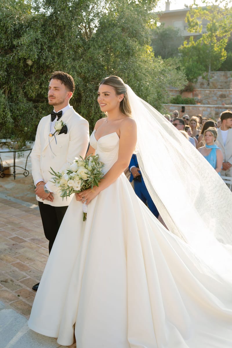 Stacia & Evan | A Timeless Orthodox Wedding at Pyrgos Petreza