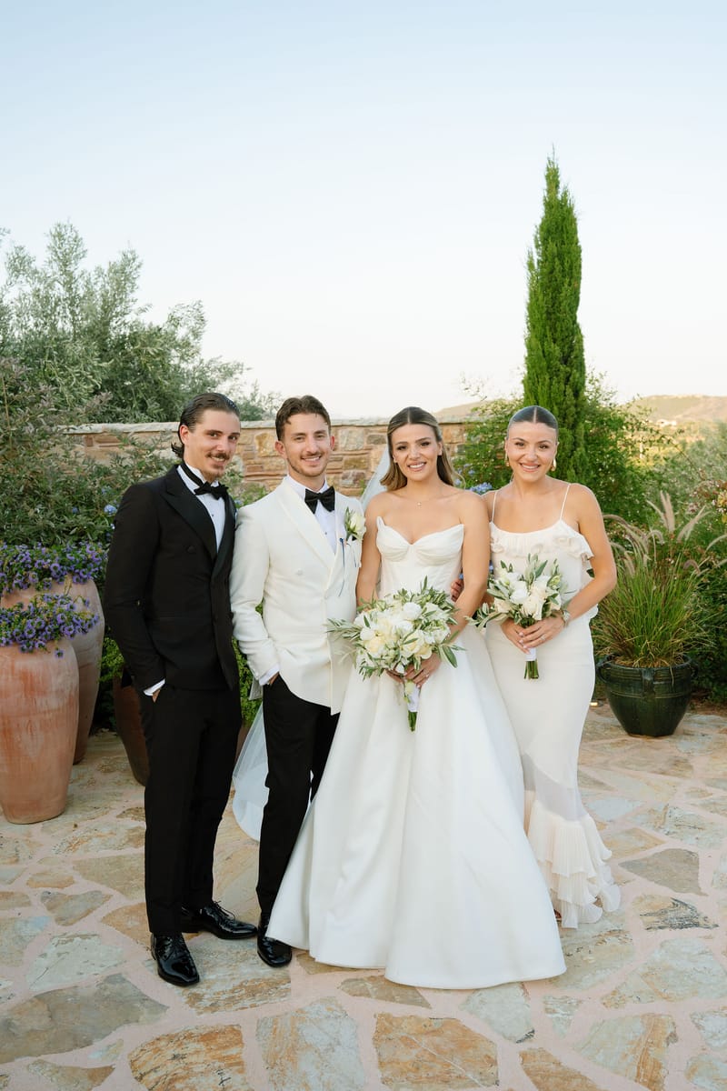 Stacia & Evan | A Timeless Orthodox Wedding at Pyrgos Petreza