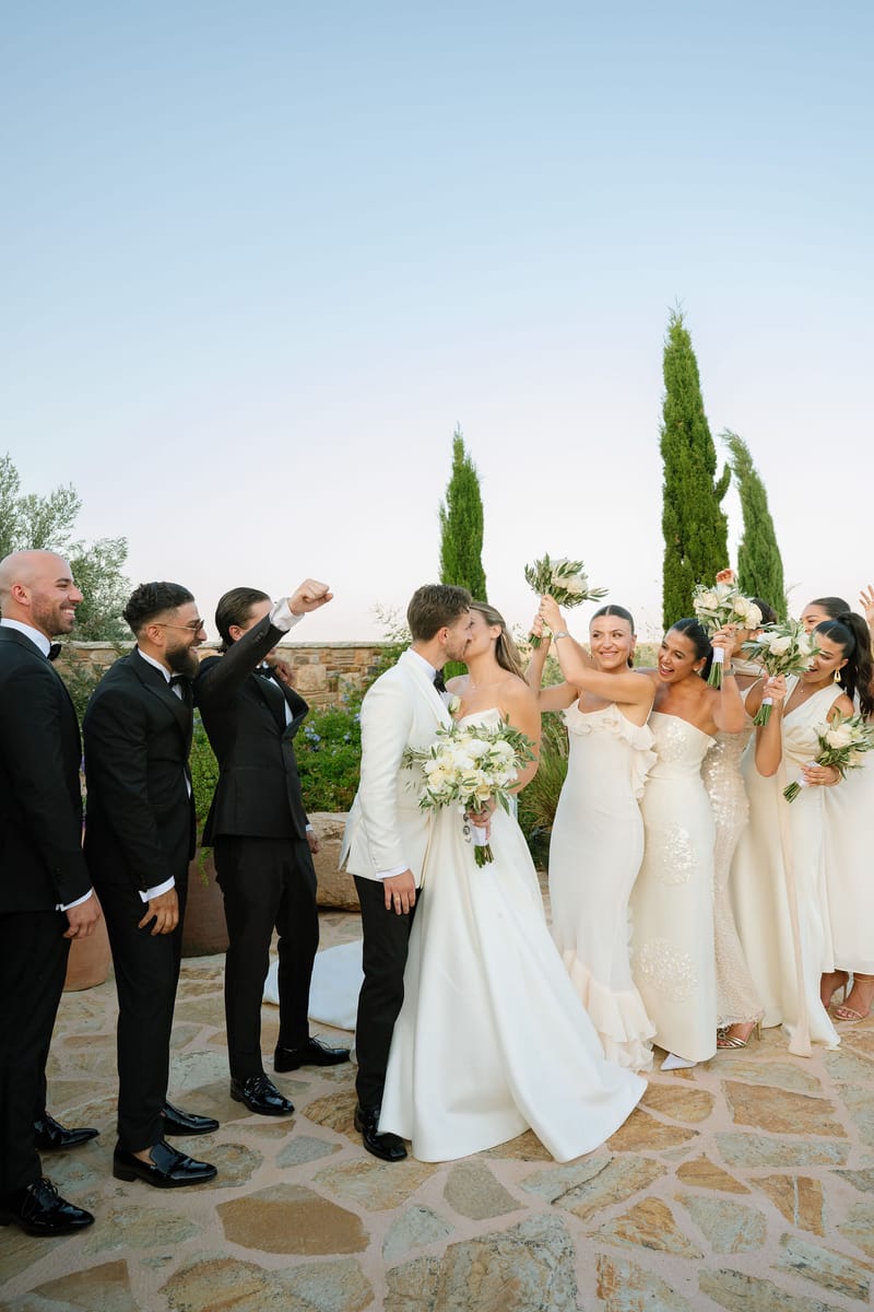 Stacia & Evan | A Timeless Orthodox Wedding at Pyrgos Petreza