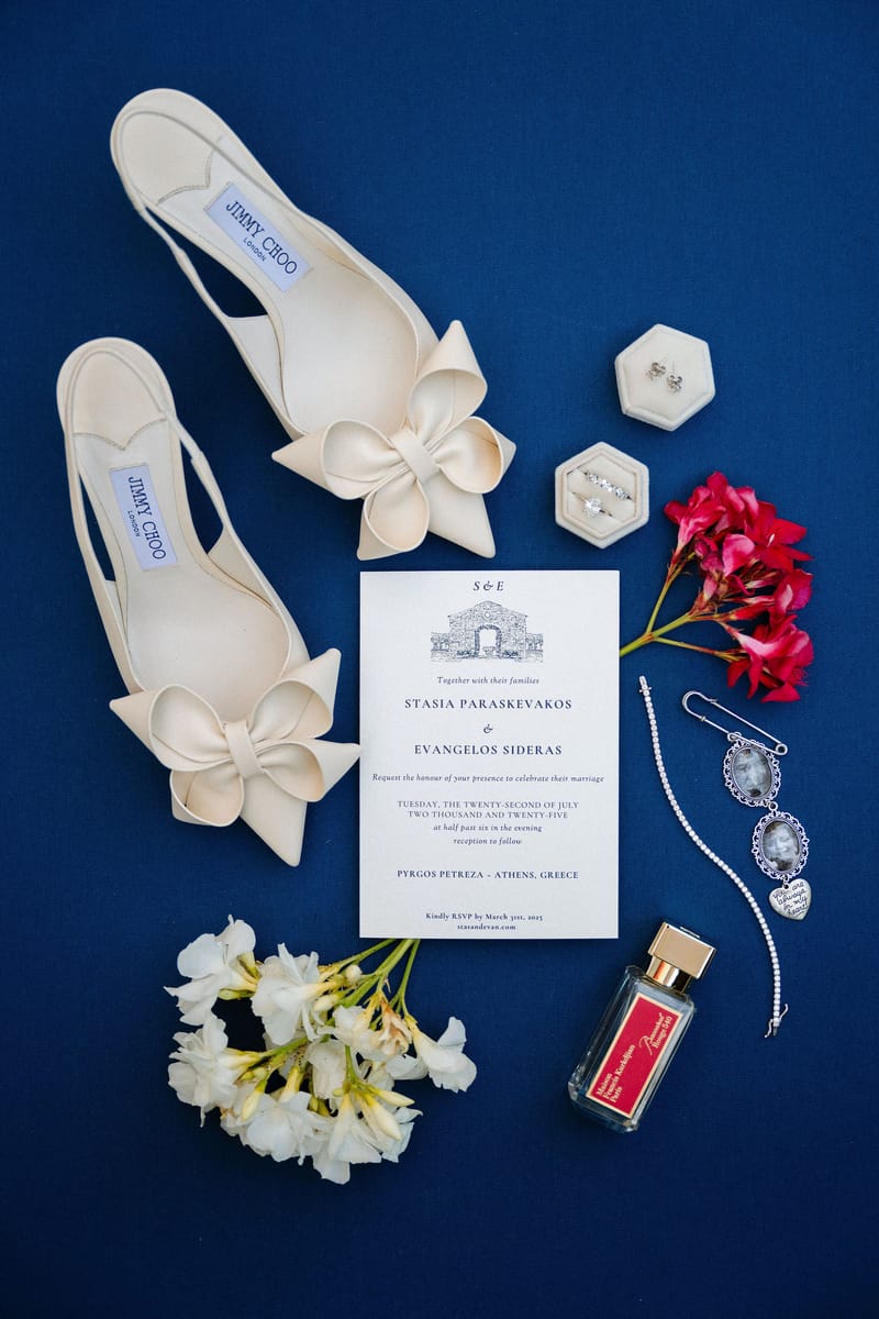 Stacia & Evan | A Timeless Orthodox Wedding at Pyrgos Petreza