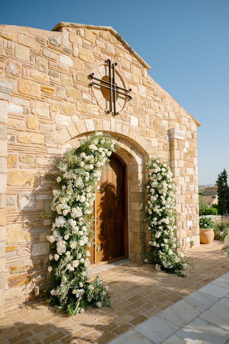 Stacia & Evan | A Timeless Orthodox Wedding at Pyrgos Petreza