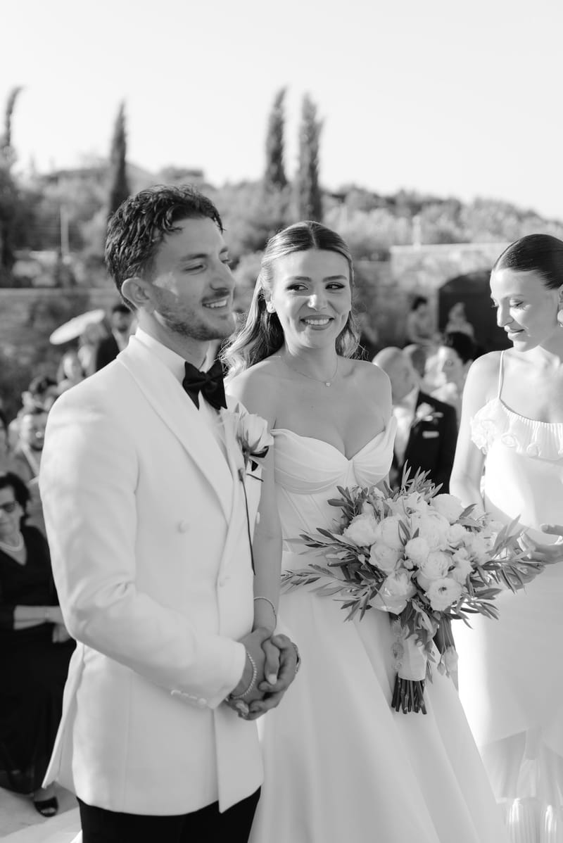 Stacia & Evan | A Timeless Orthodox Wedding at Pyrgos Petreza