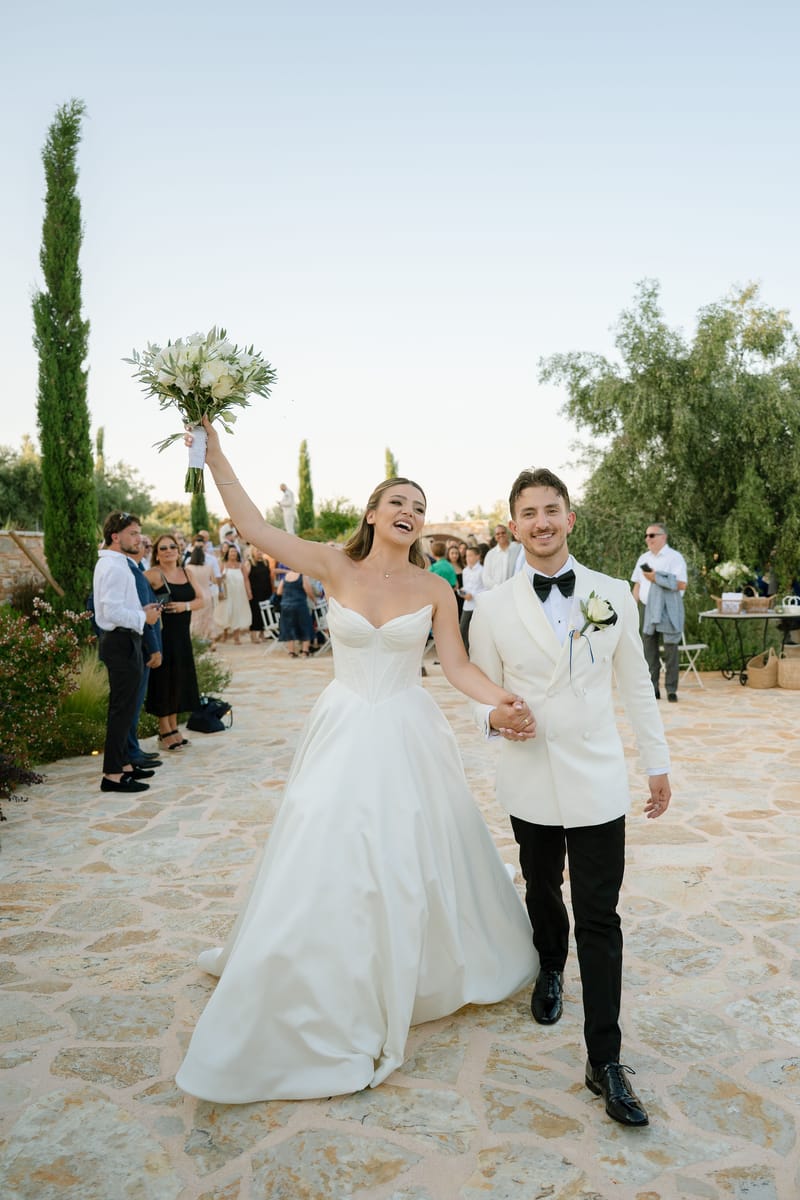 Stacia & Evan | A Timeless Orthodox Wedding at Pyrgos Petreza
