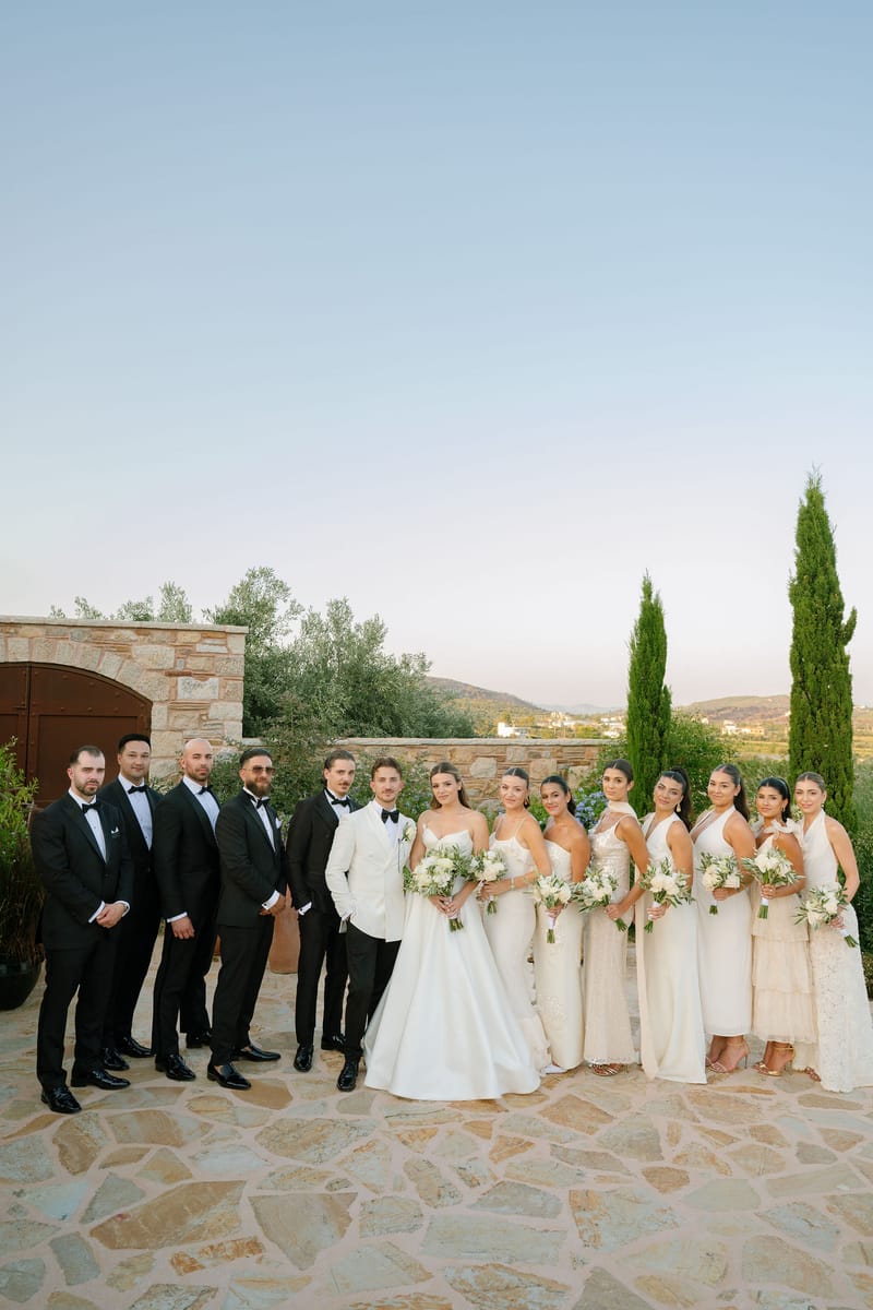 Stacia & Evan | A Timeless Orthodox Wedding at Pyrgos Petreza