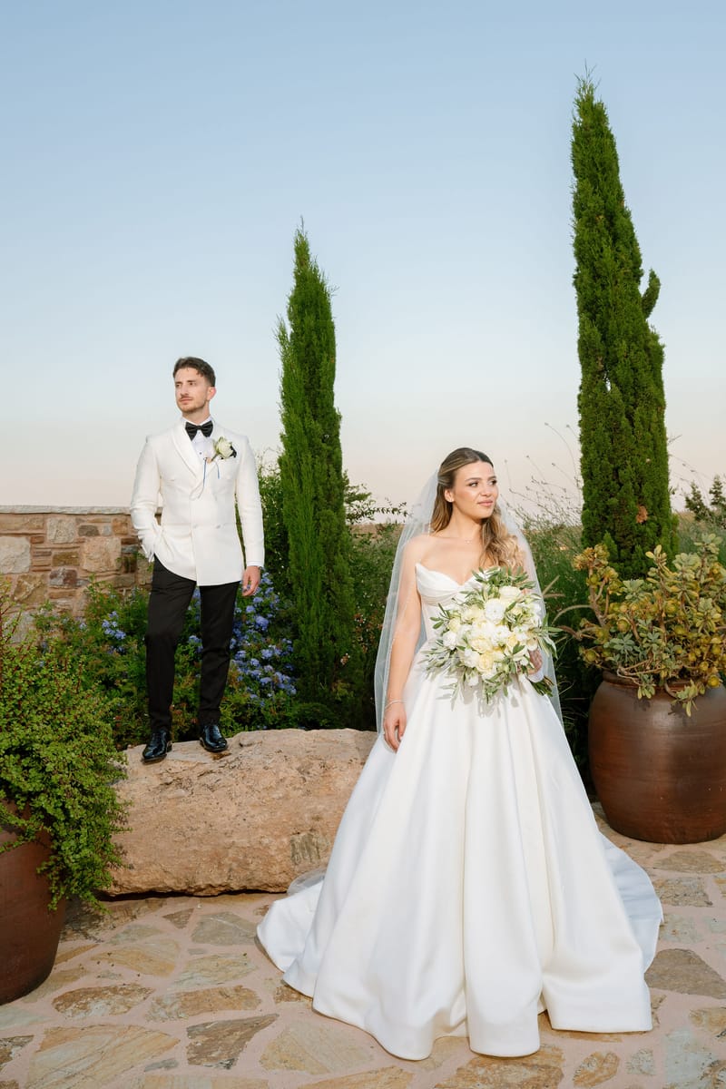 Stacia & Evan | A Timeless Orthodox Wedding at Pyrgos Petreza
