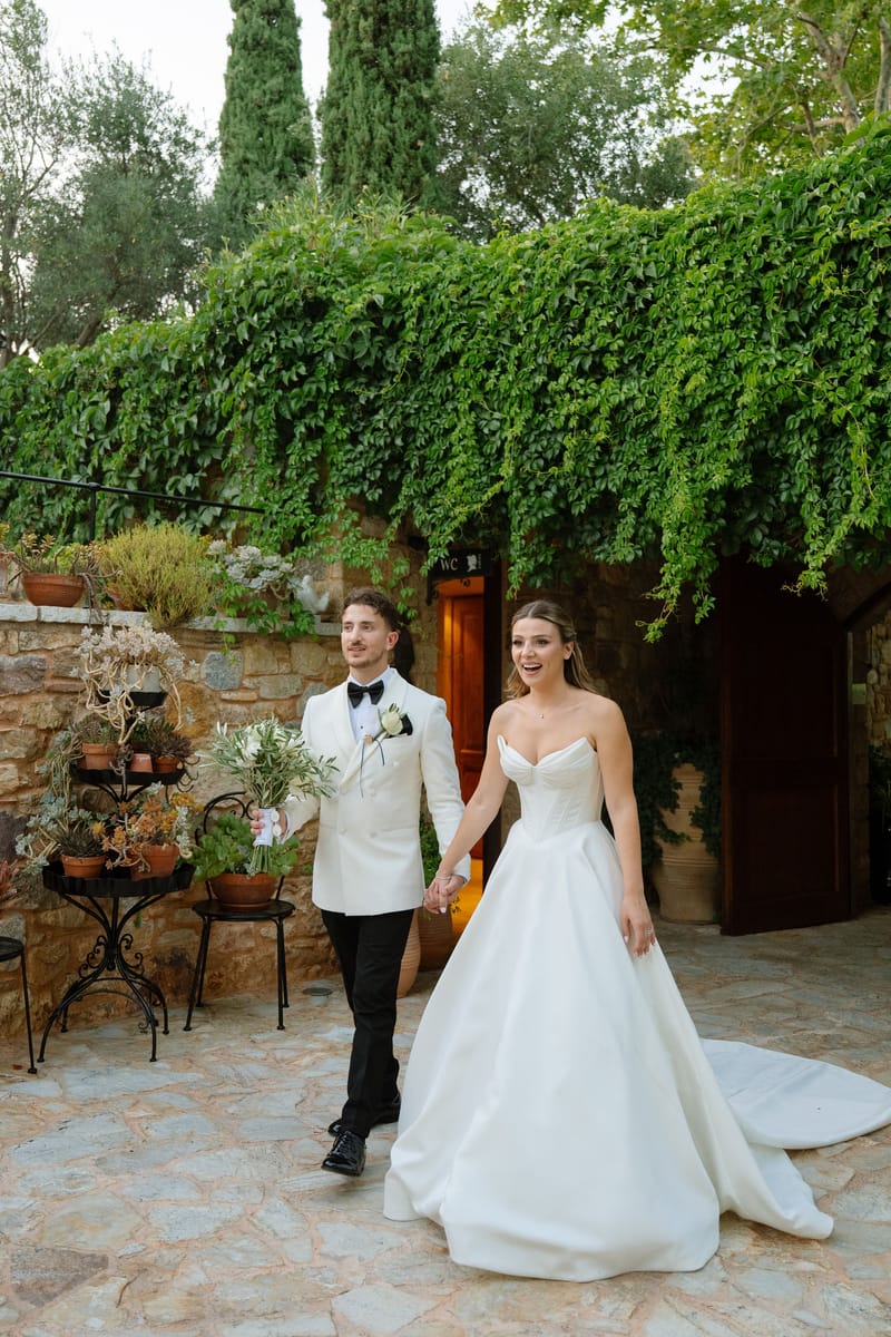 Stacia & Evan | A Timeless Orthodox Wedding at Pyrgos Petreza
