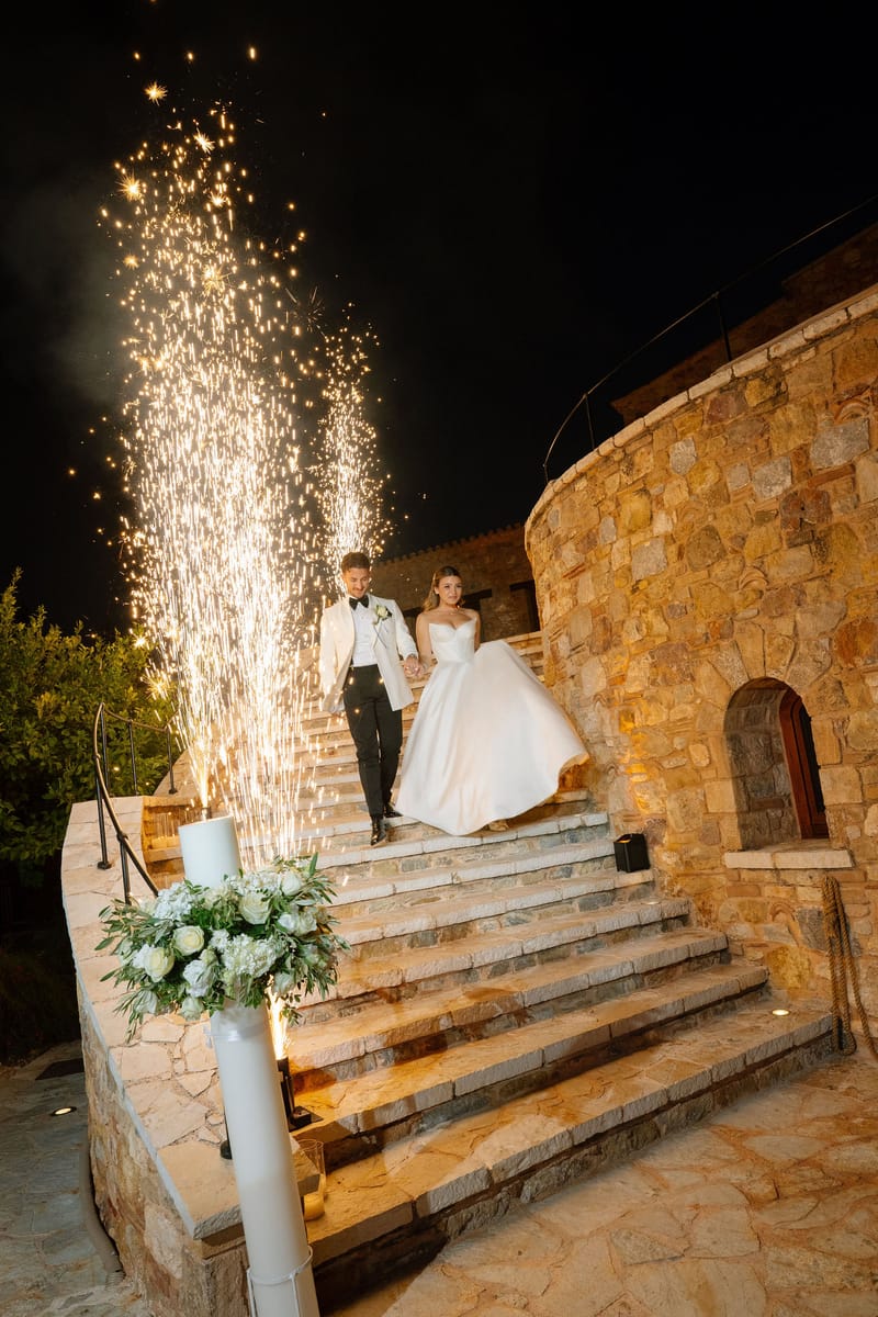 Stacia & Evan | A Timeless Orthodox Wedding at Pyrgos Petreza