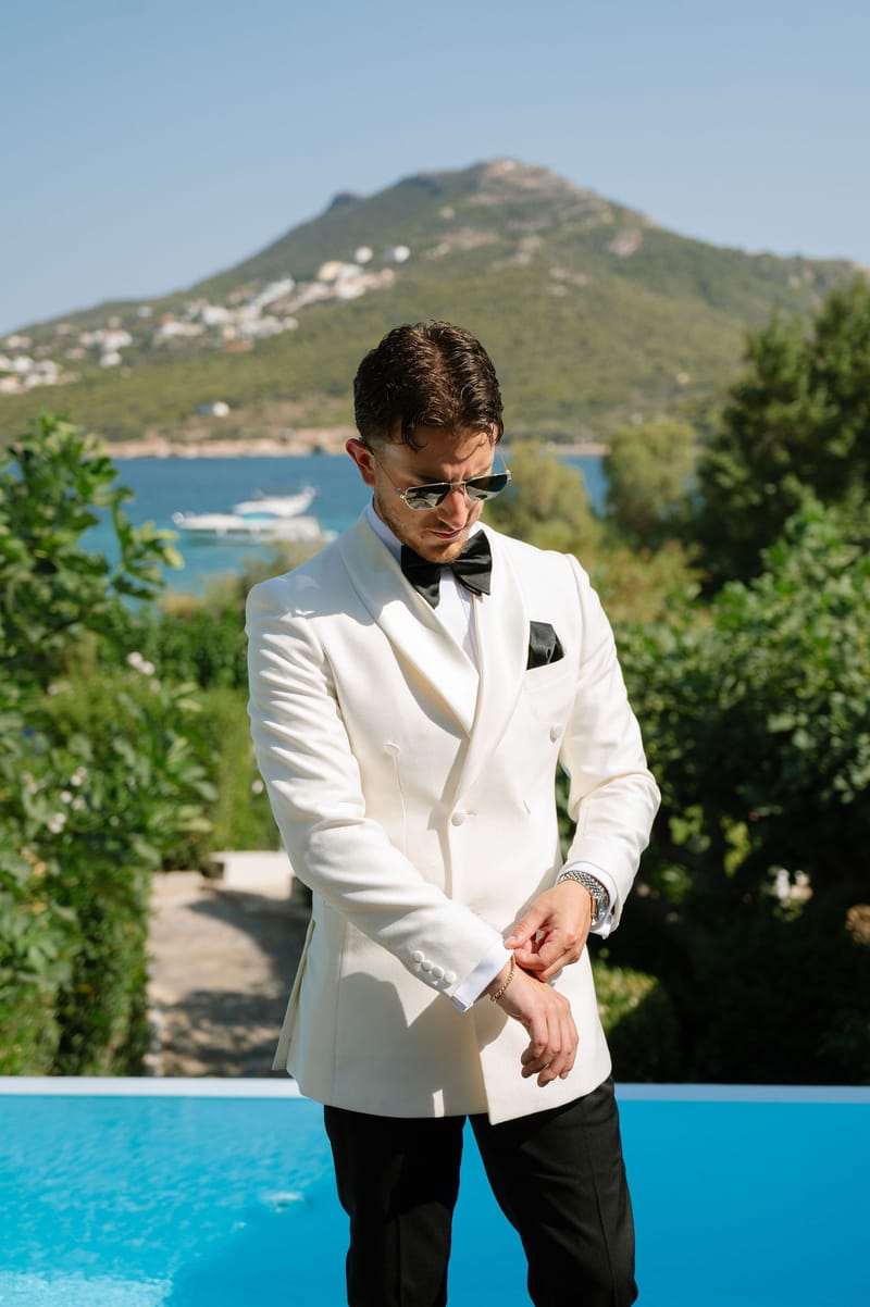 Stacia & Evan | A Timeless Orthodox Wedding at Pyrgos Petreza