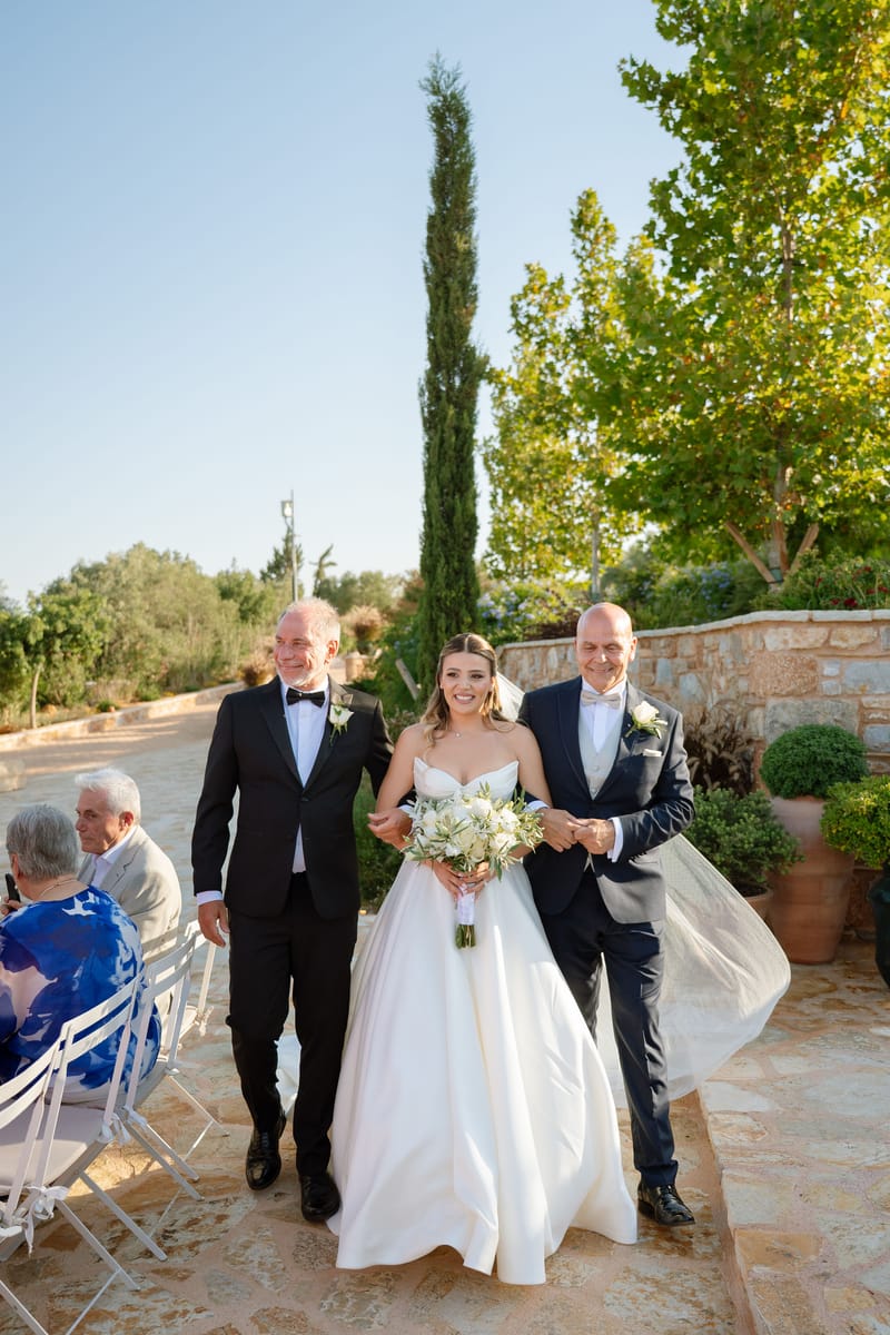 Stacia & Evan | A Timeless Orthodox Wedding at Pyrgos Petreza