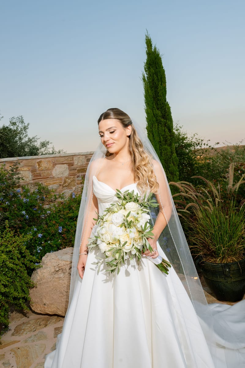 Stacia & Evan | A Timeless Orthodox Wedding at Pyrgos Petreza