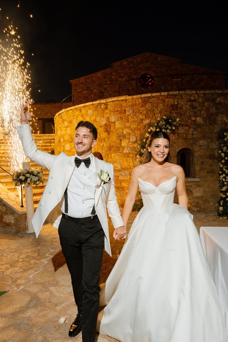 Stacia & Evan | A Timeless Orthodox Wedding at Pyrgos Petreza