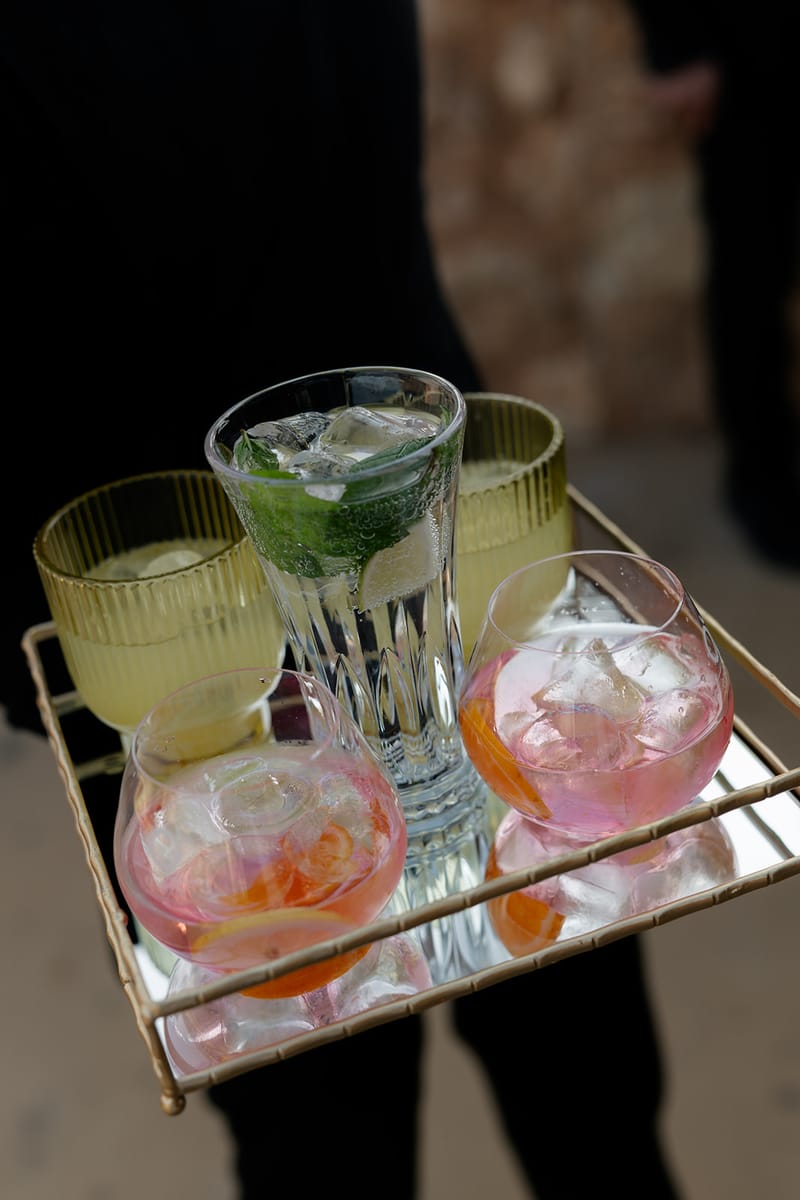 Cocktail hour and Zaffe