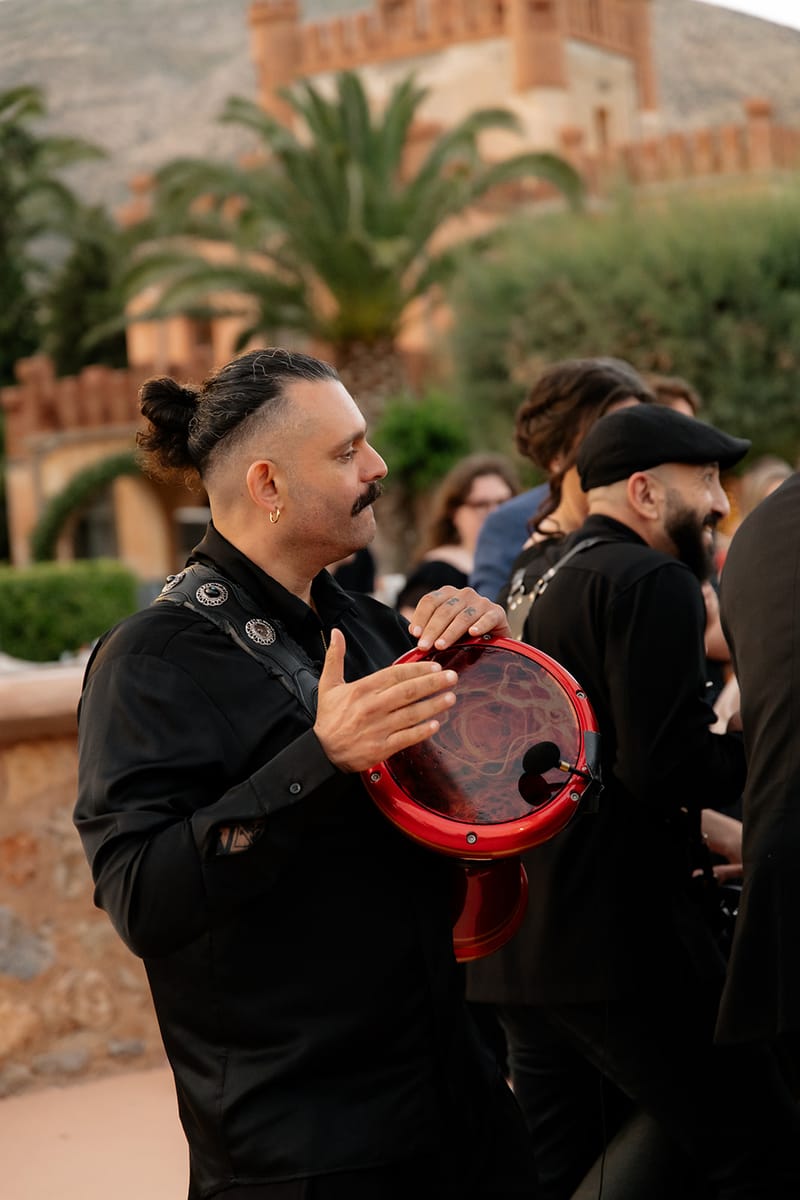 Cocktail hour and Zaffe