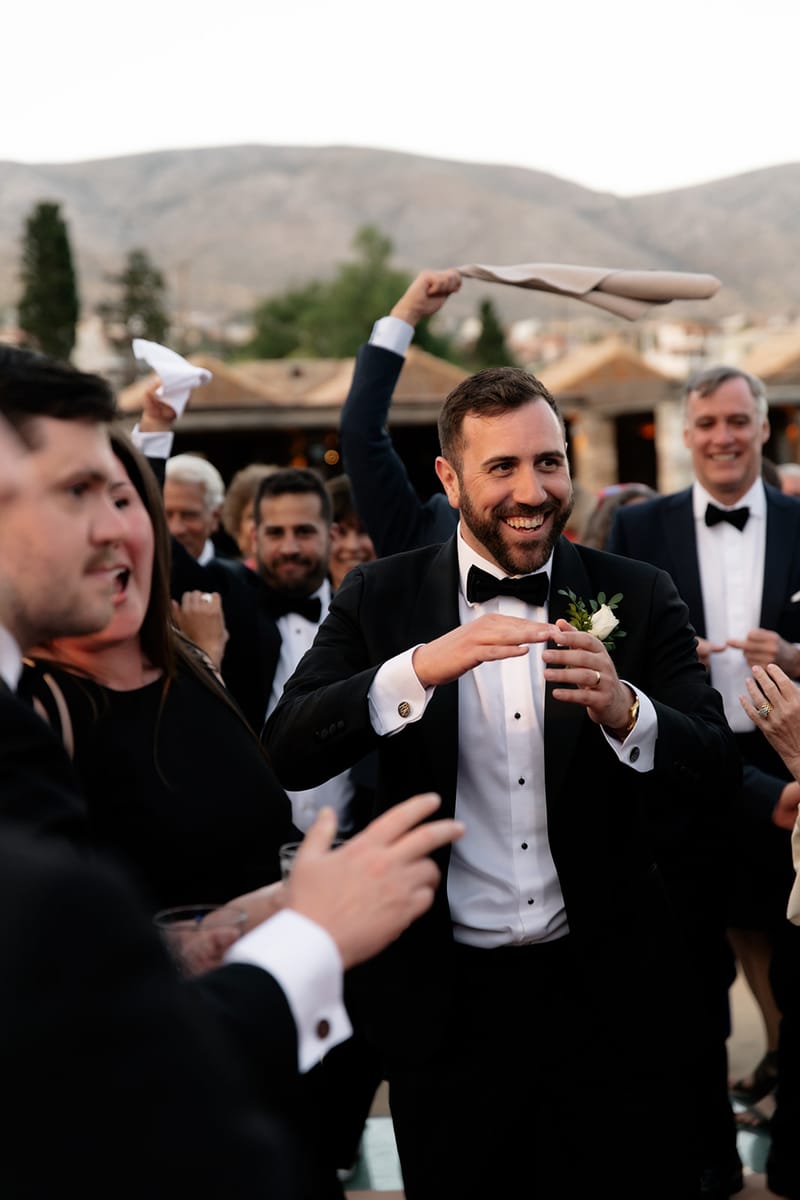 Cocktail hour and Zaffe