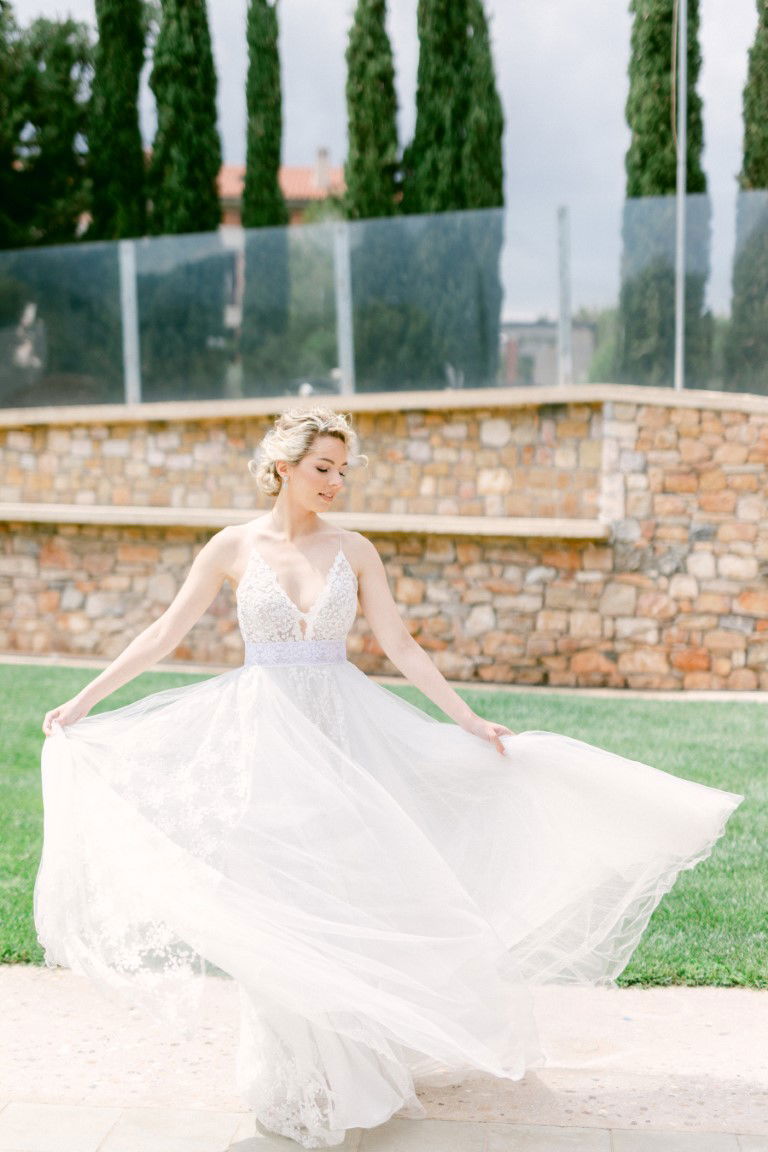 FS Events Styled Shoot - Wedding Gown by Konstantina Vikatou Bridal Designer