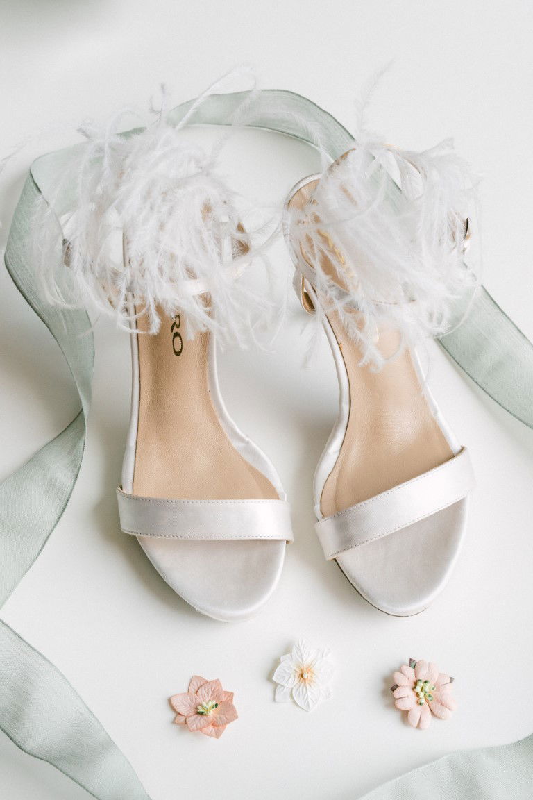 FS Events Styled Shoot - White Bridal shoes by Bilero