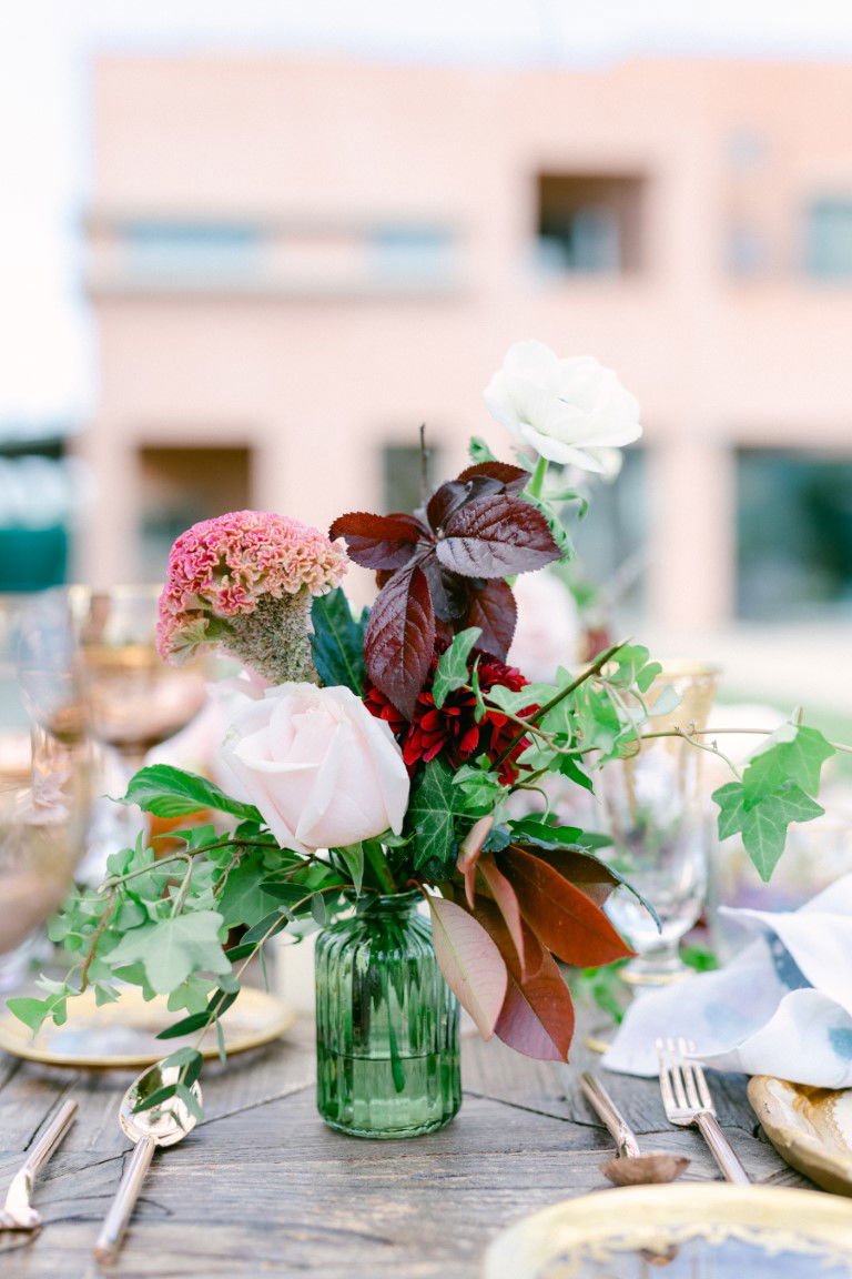 FS Events Styled Shoot - Wedding Flowers for Table Decoration by Moustakis Flower COmpany