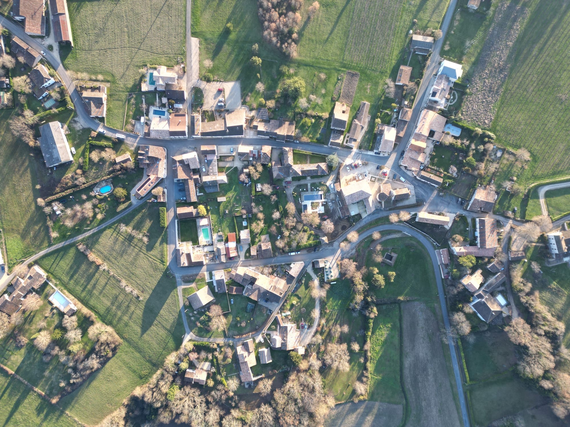 Loubes Bernac From The Air