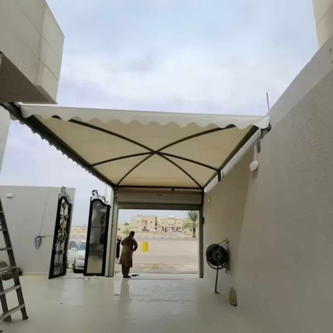 تركيب المظلات