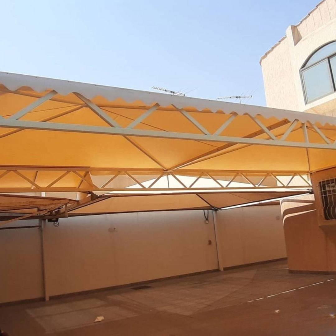 تركيب المظلات