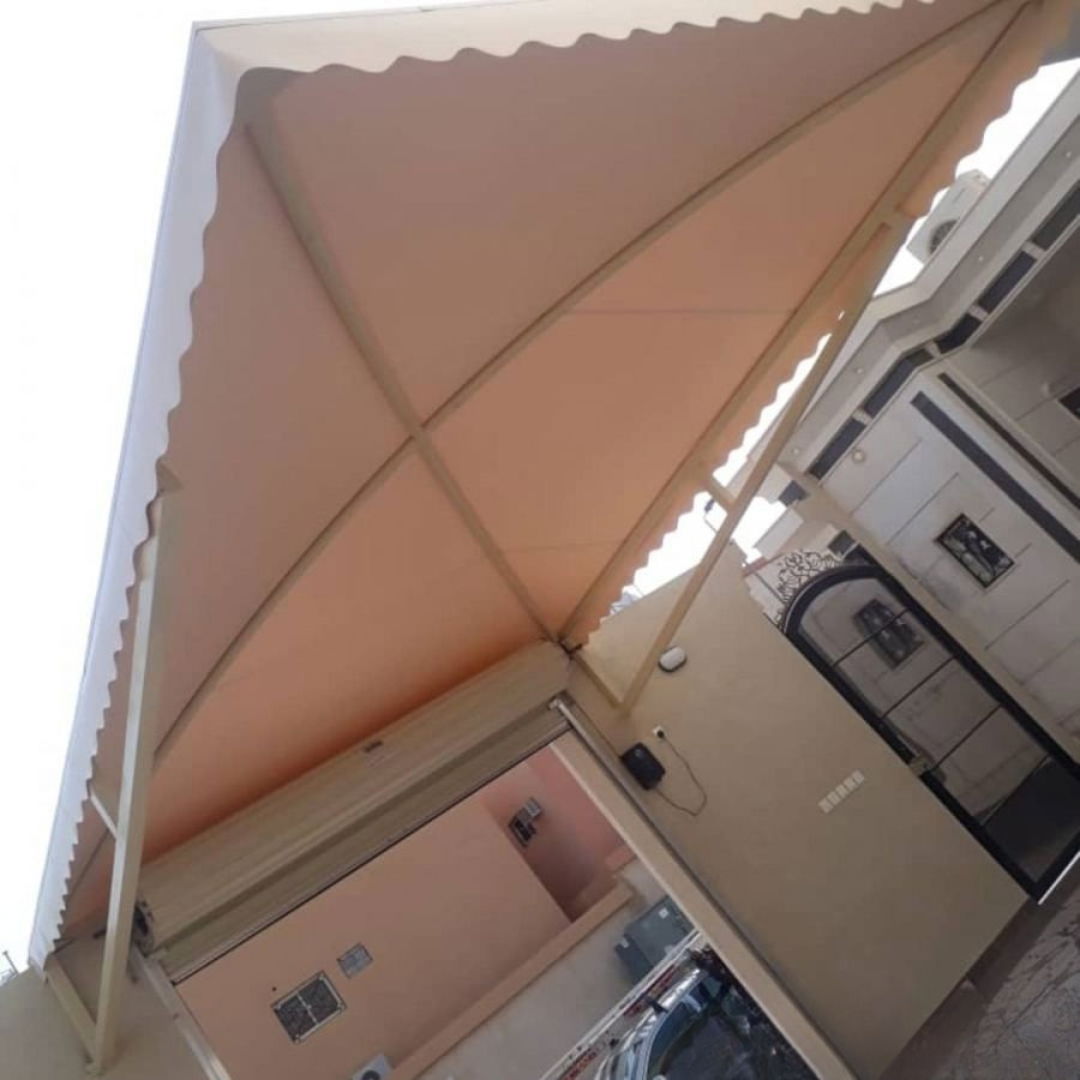 تركيب المظلات