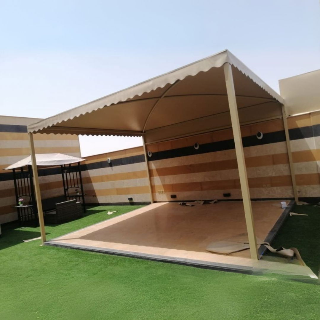 تركيب المظلات