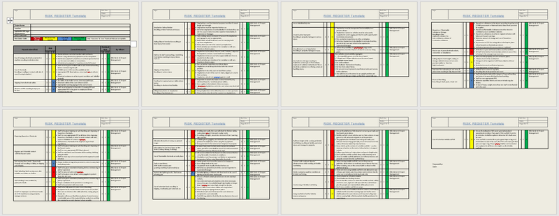 Free HSE Risk Register Template | Workplace Safety and Compliance Tool