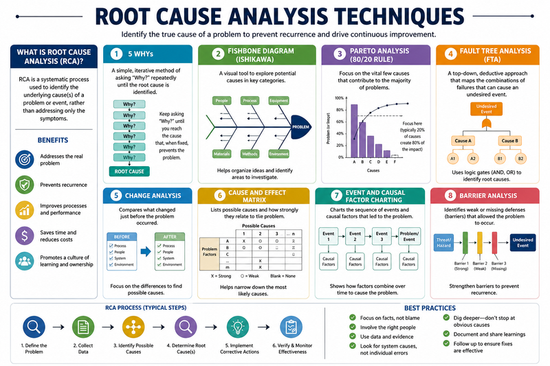 Root Cause Analysis Techniques Every Professional Should Master