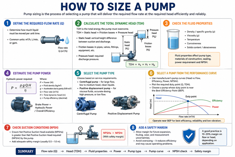 Pump Sizing Example How to Size a Pump: A Practical, Insightful Guide | Olanab Consults