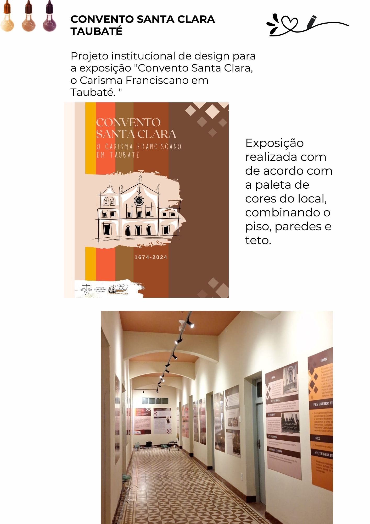 Projeto editorial e design Convento Santa Clara