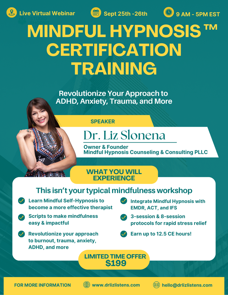 Mindful Hypnosis™ Certification Training | Online Self-Pace 2 Day Course