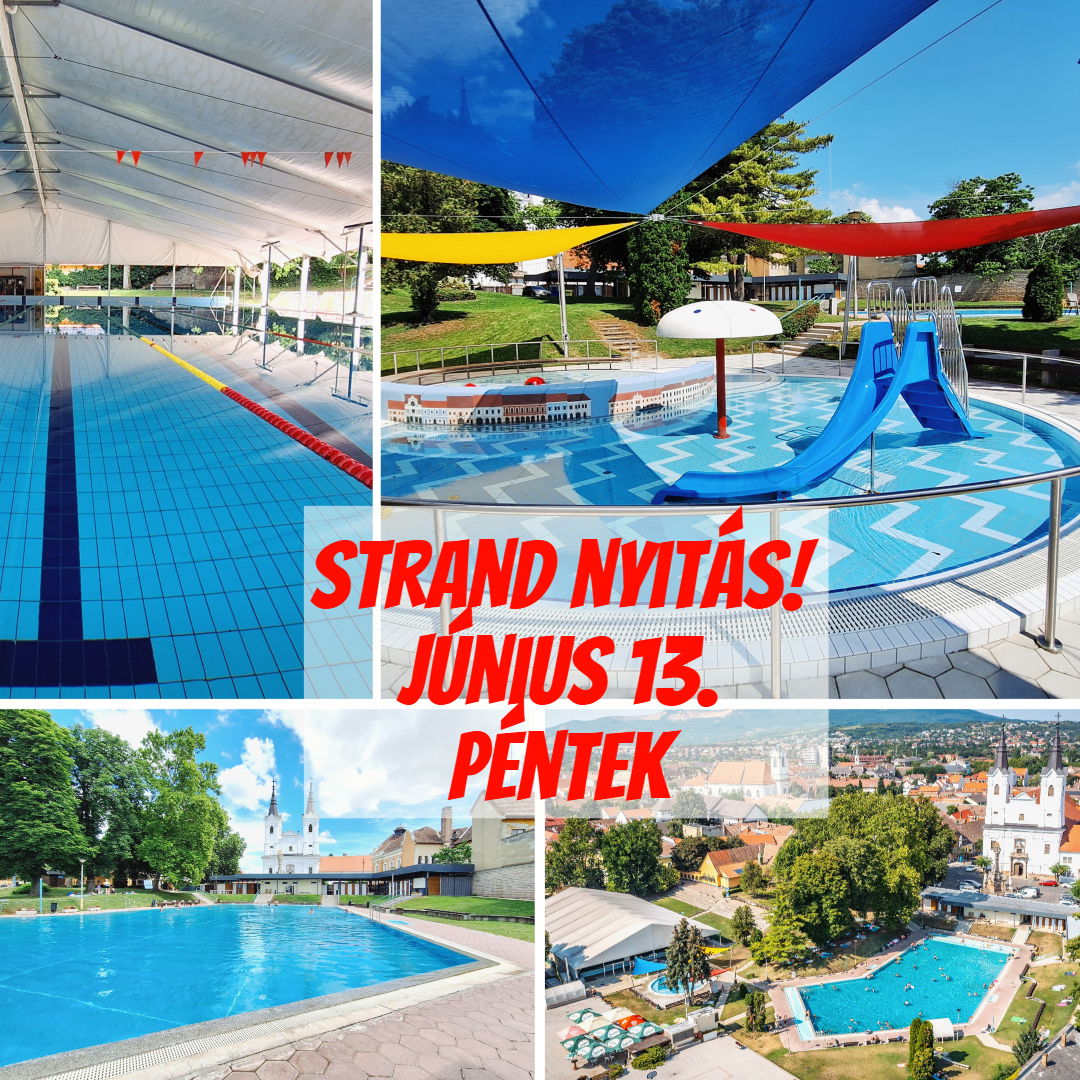 Június 13-án nyit a strand!