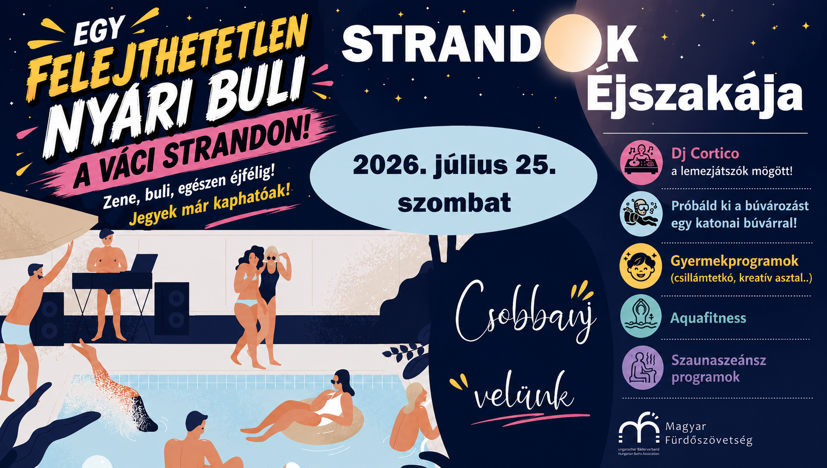 Strandok Éjszakája - Július 25!