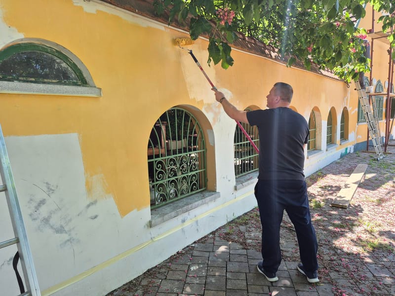 ☀️ Önkéntes nap, festés és közös ebéd a váci strandon!