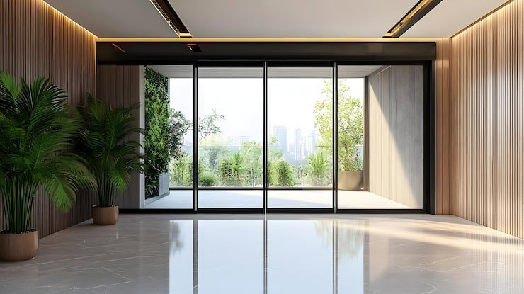 How Do Automatic Sliding Doors Improve Space Efficiency in Garage Door Design?